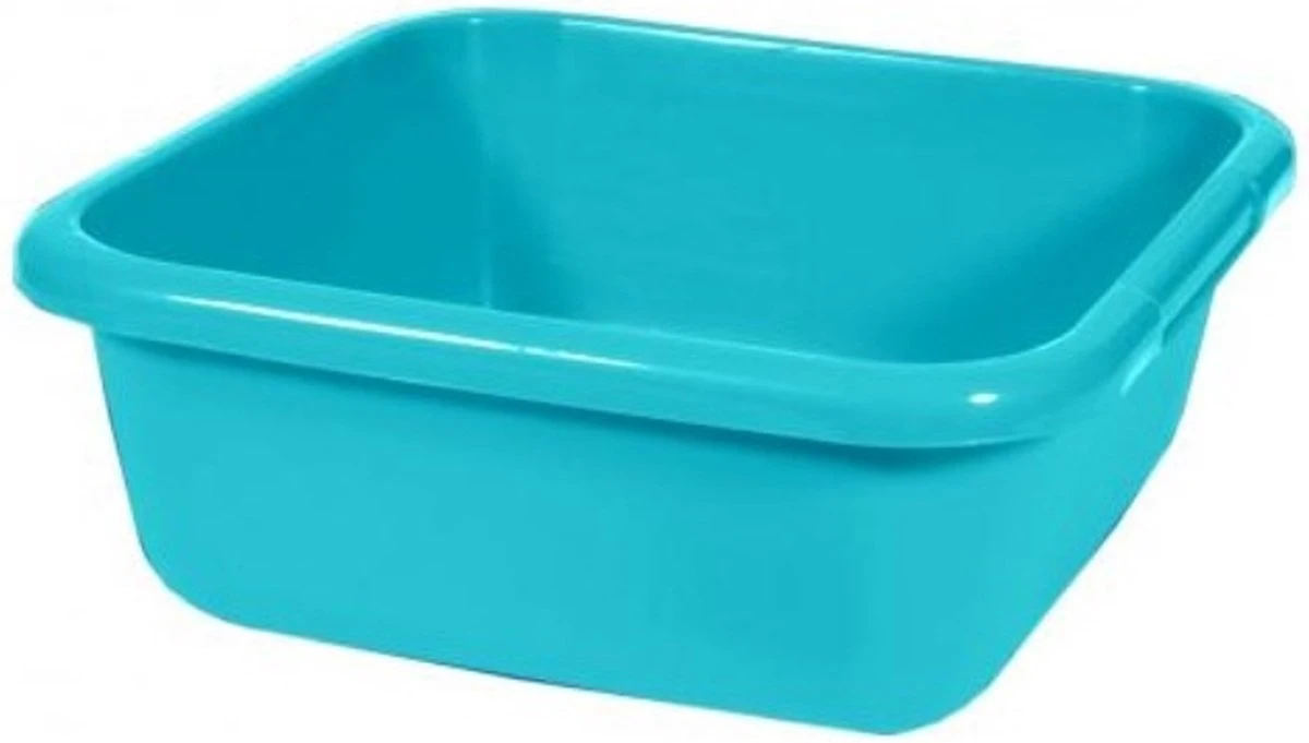 Curver Afwasbak Vierkant - 15L - Blauw Curver Afwasbak Vierkant - 15L - Blauw -bol winkel