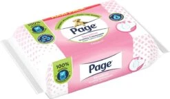 Page Vochtig Toiletpapier - 6 X 74 Stuks - Sensitive Maxi Vochtig Wc Papier - Voordeelverpakking -bol winkel 1200x701