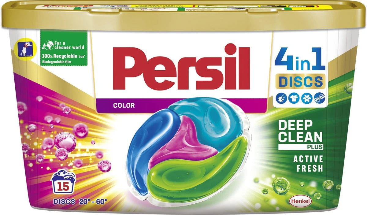 Persil 4in1 Discs Color Wascapsules - Wasmiddel Capsules - Voordeelverpakking - 8 x 15 wasbeurten Persil® Persil 4in1 Discs Color Wascapsules - Wasmiddel Capsules - Voordeelverpakking - 8 X 15 Wasbeurten -bol winkel 1200x703 1