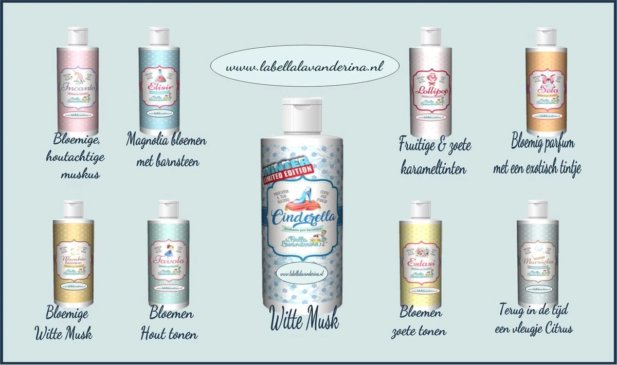 Wasparfum La Bella Lavanderina, Proefpakket Wasparfum La Bella Lavanderina, Proefpakket -bol winkel