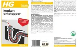 HG Keukenontstopper - 1L - De NR1 Ontstopper - Biologisch Afbreekbaar 2 HG Keukenontstopper - 1L - De NR1 Ontstopper - Biologisch Afbreekbaar -bol winkel 1200x741