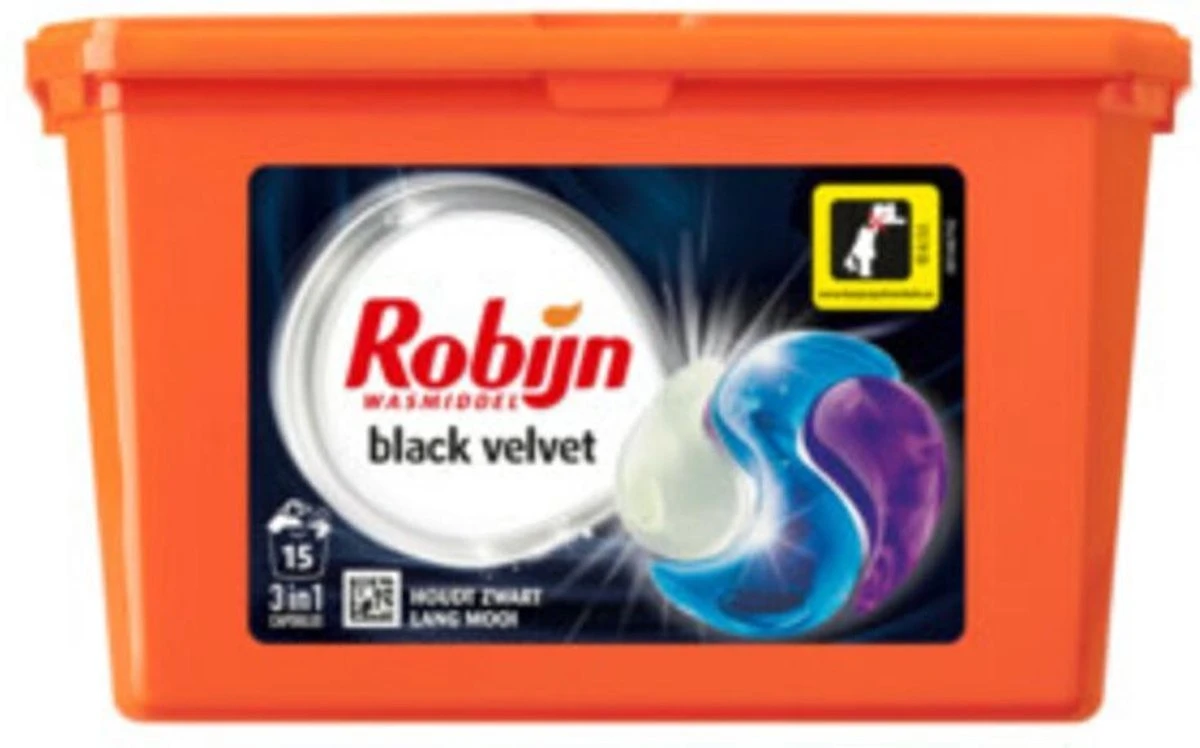 Robijn Color Black Velvet en Stralend Wit 3-in-1 Wascapsules Pakket - 3 x 15 wasbeurten - Voordeelverpakking Robijn Color Black Velvet En Stralend Wit 3-in-1 Wascapsules Pakket - 3 X 15 Wasbeurten - Voordeelverpakking -bol winkel