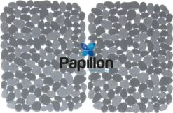 Merkloos Gootsteenmat - 40x30 Cm - Papillon Kiezels Grijs -bol winkel 1200x787 1