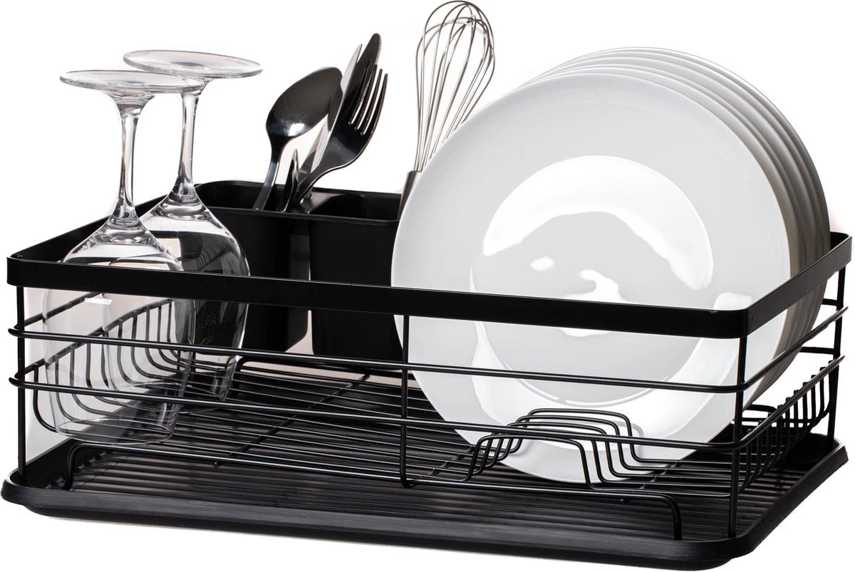 Sareva Afdruiprek - met plateau - Zwart Sareva Afdruiprek - Met Plateau - Zwart -bol winkel 1200x803 3