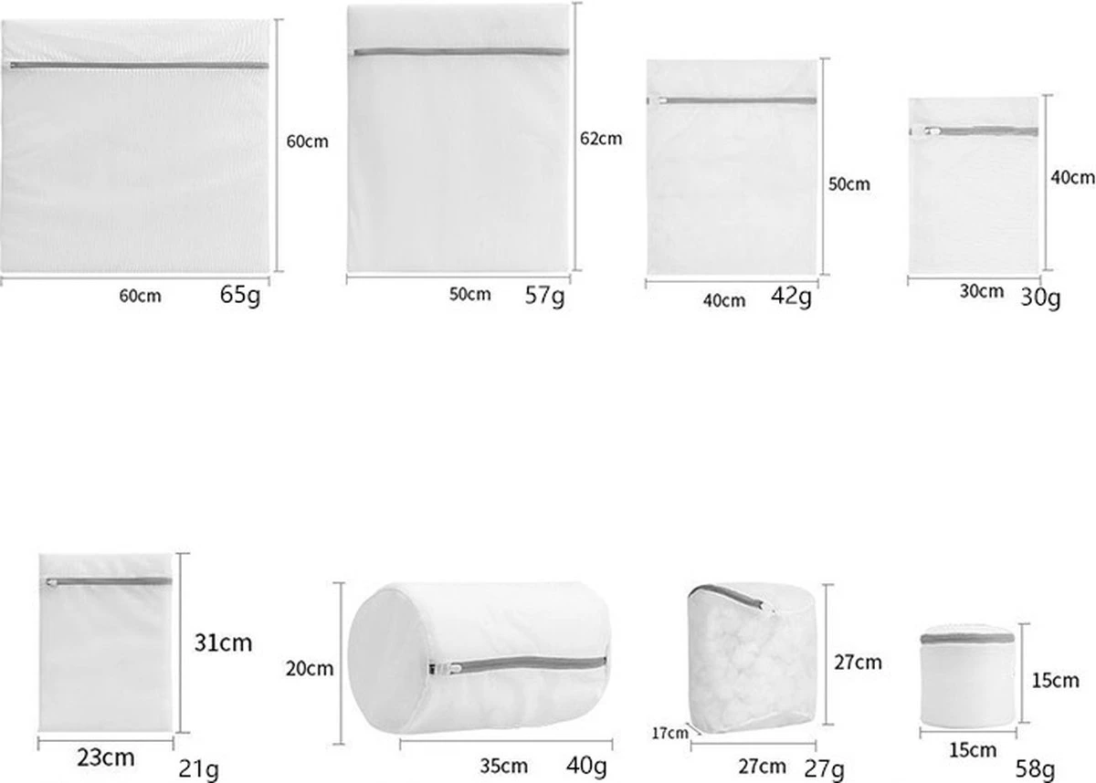 Product Depot Waszakken Voor Wasgoed - Waszak - Waszakje Lingerie - Wastas - Set Van 8 Product Depot Waszakken Voor Wasgoed - Waszak - Waszakje Lingerie - Wastas - Set Van 8 -bol winkel 1200x858 1