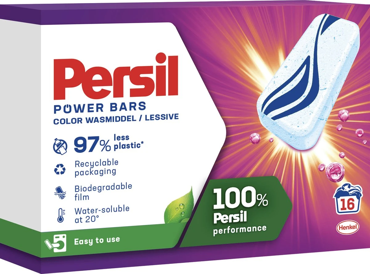 Persil Power Bars Kleur Wasmiddel - Voordeelverpakking - 9 x 16 wasbeurten Persil® Persil Power Bars Kleur Wasmiddel - Voordeelverpakking - 9 X 16 Wasbeurten -bol winkel 1200x889 2