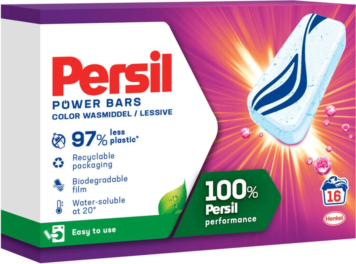Persil Power Bars Kleur Wasmiddel - Voordeelverpakking - 9 x 16 wasbeurten Persil® Persil Power Bars Kleur Wasmiddel - Voordeelverpakking - 9 X 16 Wasbeurten -bol winkel 1200x889 3