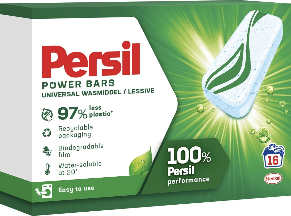 Persil Power Bars Universal Wasmiddel - Voordeelverpakking - 9 x 16 wasbeurten Persil® Persil Power Bars Universal Wasmiddel - Voordeelverpakking - 9 X 16 Wasbeurten -bol winkel