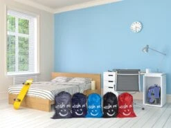 Wonair - Waszakken Voor Wasgoed - 60x90cm - Hemelsblauw - Met Trekkoord -bol winkel 1200x899 2