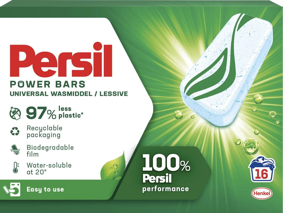 Persil Power Bars Universal Wasmiddel - Voordeelverpakking - 9 x 16 wasbeurten Persil® Persil Power Bars Universal Wasmiddel - Voordeelverpakking - 9 X 16 Wasbeurten -bol winkel