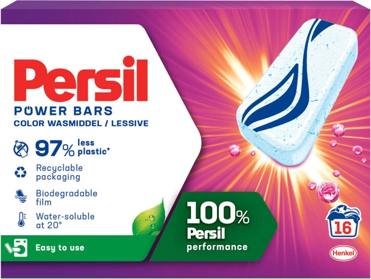 Persil Power Bars Kleur Wasmiddel - Voordeelverpakking - 9 x 16 wasbeurten Persil® Persil Power Bars Kleur Wasmiddel - Voordeelverpakking - 9 X 16 Wasbeurten -bol winkel 1200x904 2