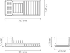 Brabantia SinkSide Afdruiprek Compact - Mid Grey 8 Brabantia SinkSide Afdruiprek Compact - Mid Grey -bol winkel 1200x906 1