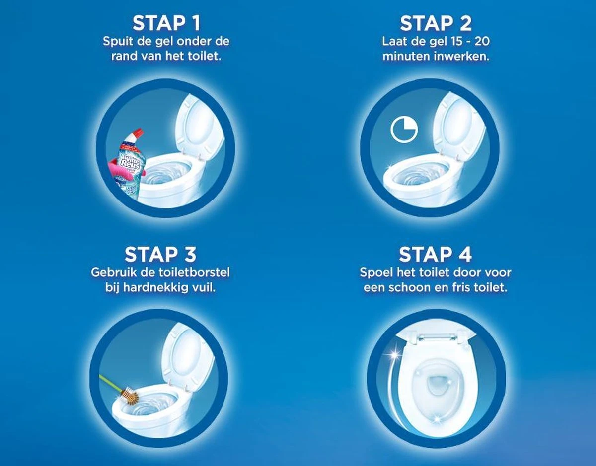 Witte Reus Toiletreiniger - Kracht Actief Gel Oceaan - Voordeelverpakking 10 x 700ml Witte Reus Toiletreiniger - Kracht Actief Gel Oceaan - Voordeelverpakking 10 X 700ml -bol winkel 1200x939 2