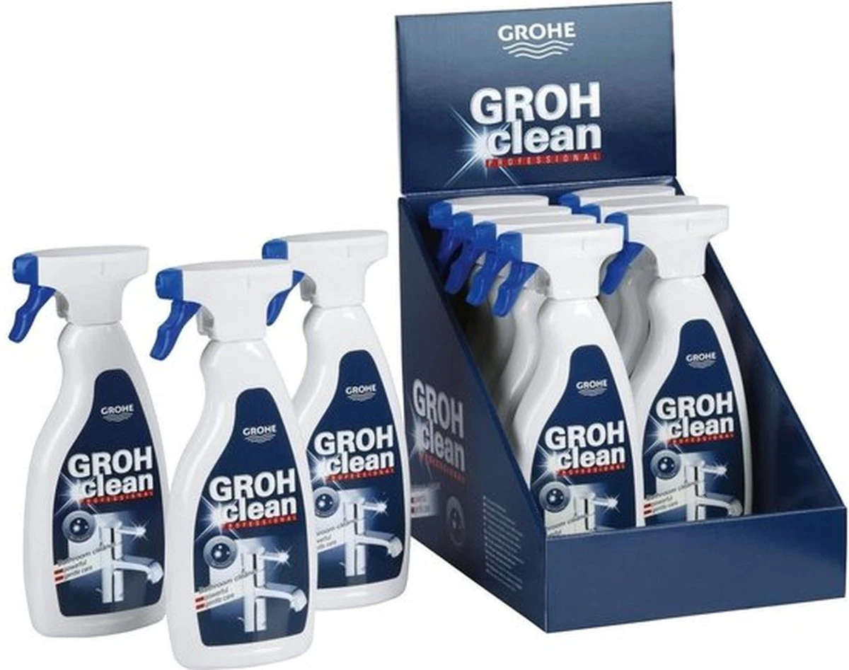 GROHE Grohclean Sproeiflacon Reiniger - 500 ml - Schoonmaakmiddel - 48166000 GROHE Grohclean Sproeiflacon Reiniger - 500 Ml - Schoonmaakmiddel - 48166000 -bol winkel 1200x947 4