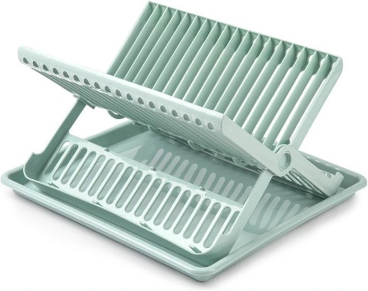 Mintgroen afdruiprek 2-laags met lekbak 37 x 33 cm - Keukenbenodigdheden - Afwassen/drogen - Afdruiprekken met lekbak Mintgroen Afdruiprek 2-laags Met Lekbak 37 X 33 Cm - Keukenbenodigdheden - Afwassen/drogen - Afdruiprekken Met Lekbak -bol winkel