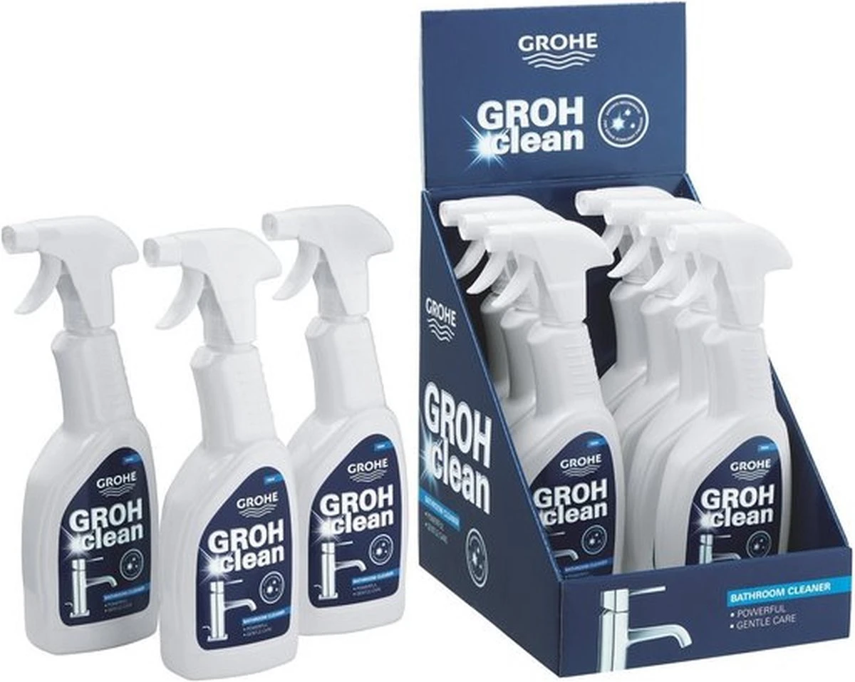 GROHE Grohclean Sproeiflacon Reiniger - 500 ml - Schoonmaakmiddel - 48166000 GROHE Grohclean Sproeiflacon Reiniger - 500 Ml - Schoonmaakmiddel - 48166000 -bol winkel 1200x957 3