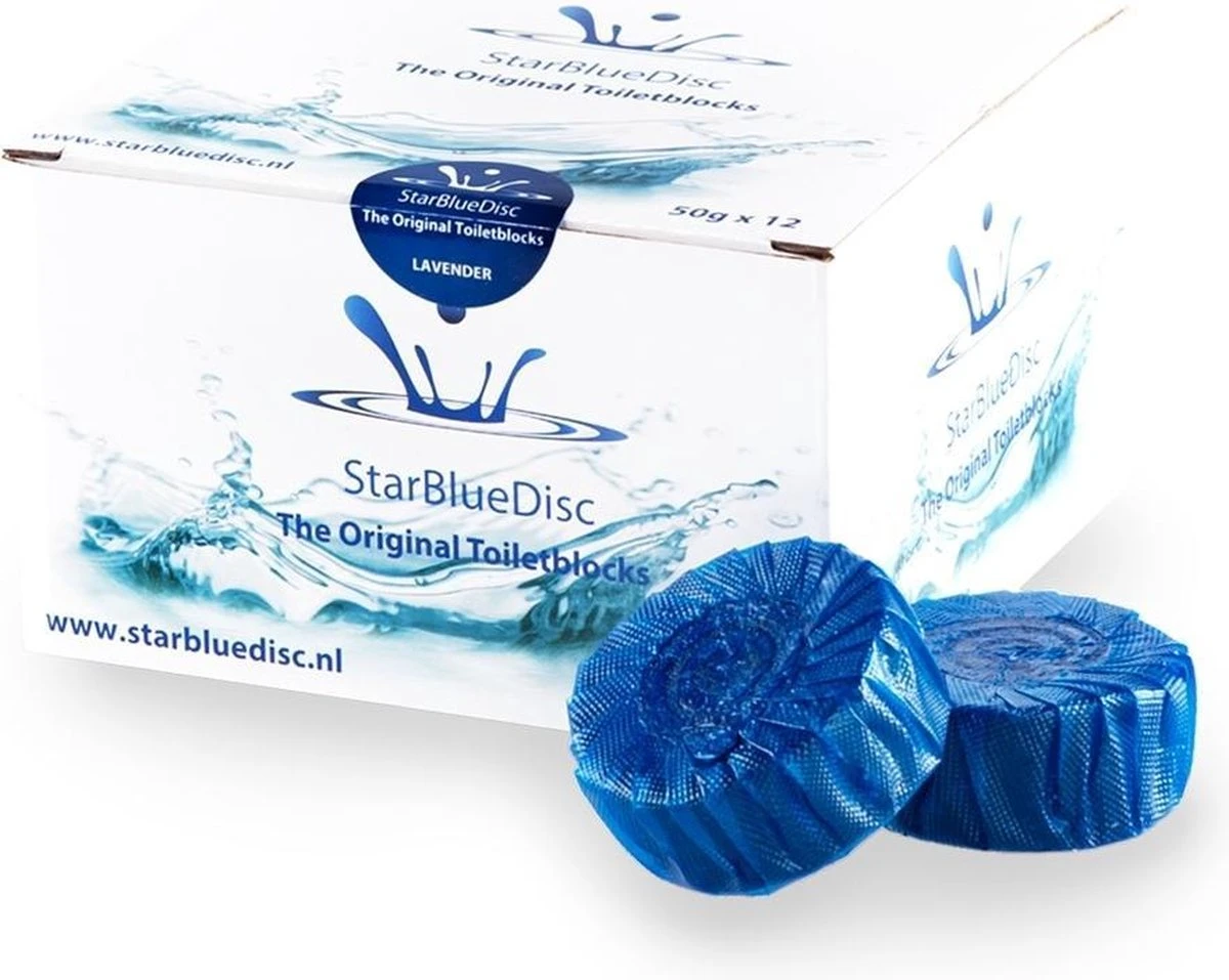 StarBlueDisc 12 stuks toiletblokjes halfjaar verpakking Blauw StarBlueDisc 12 Stuks Toiletblokjes Halfjaar Verpakking Blauw -bol winkel 1200x957 4