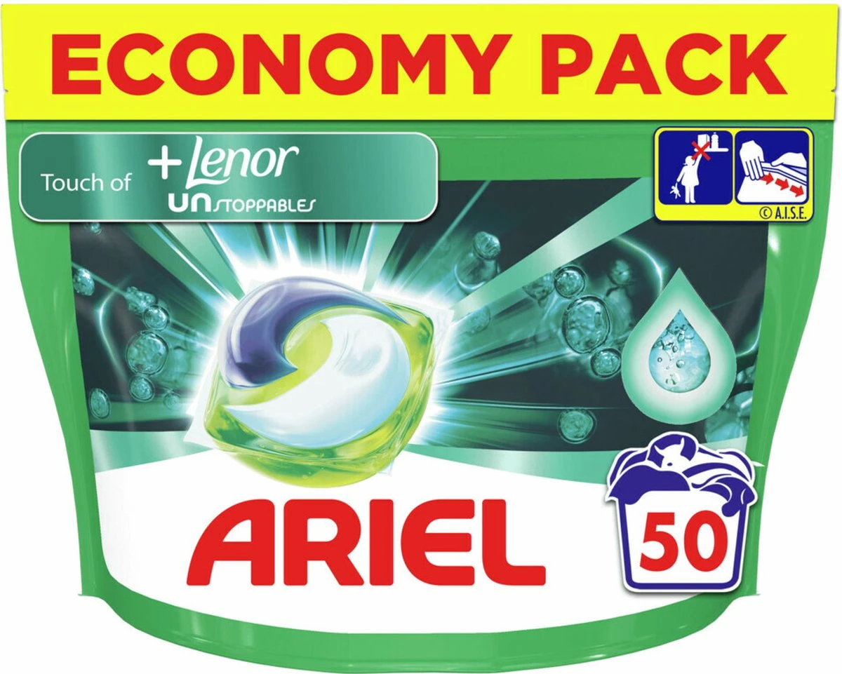 Ariel All in 1 Wasmiddel Pods + Touch of Lenor Unstoppables - 2x50 Wasbeurten - Voordeelverpakking Ariel All In 1 Wasmiddel Pods + Touch Of Lenor Unstoppables - 2x50 Wasbeurten - Voordeelverpakking -bol winkel 1200x961 1
