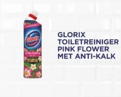 Glorix WC Powergel Toiletreiniger Pink Flower - 6 X 750 Ml - Voordeelverpakking -bol winkel 1200x961 3
