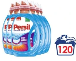 Persil® Persil Active Gel Color - Vloeibaar Wasmiddel - Voordeelverpakking - 6 X 20 Wasbeurten -bol winkel 1200x967