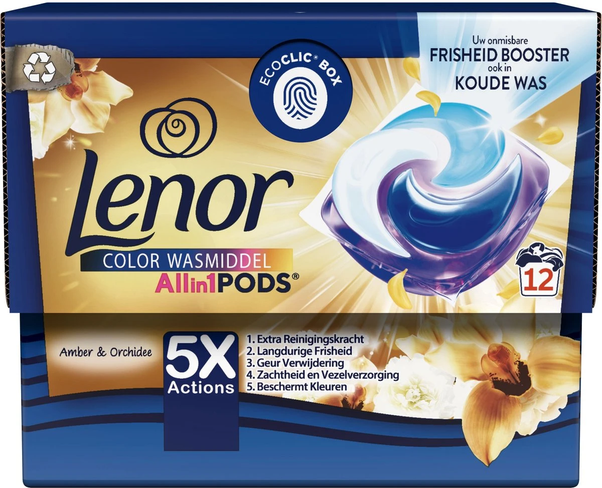 Lenor All in 1 Pods Amber & Orchidee - Waspods - 4 x 12 Wasbeurten Voordeelverpakking Lenor All In 1 Pods Amber & Orchidee - Waspods - 4 X 12 Wasbeurten Voordeelverpakking -bol winkel 1200x973 2