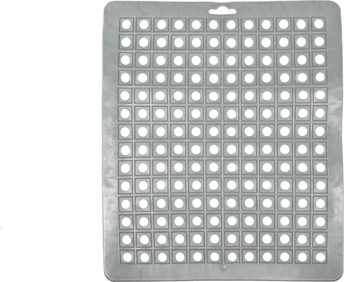 Gootsteenmat PVC vierkant grijs 28 cm Merkloos Gootsteenmat PVC Vierkant Grijs 28 Cm -bol winkel 1200x984 3