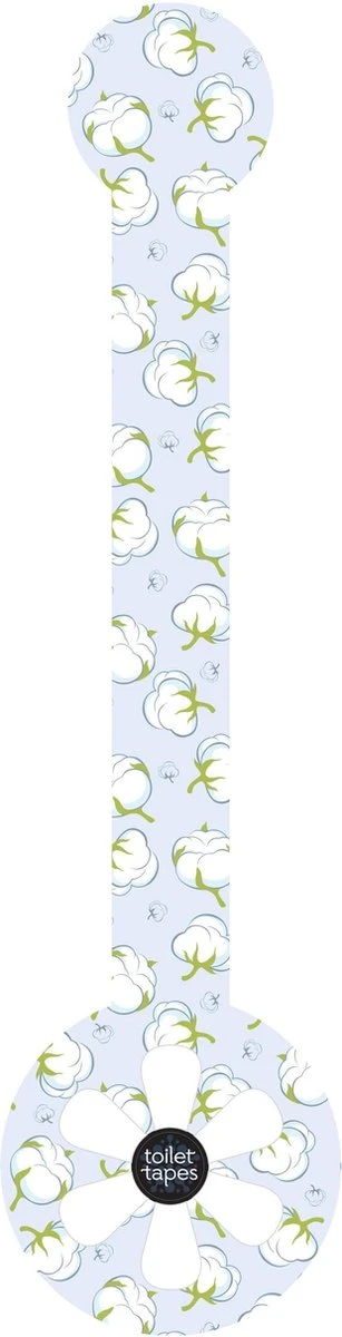 Toilet Tapes - Clean Cotton - voordeelverpakking - 14 stuks Toilet Tapes - Clean Cotton - Voordeelverpakking - 14 Stuks -bol winkel
