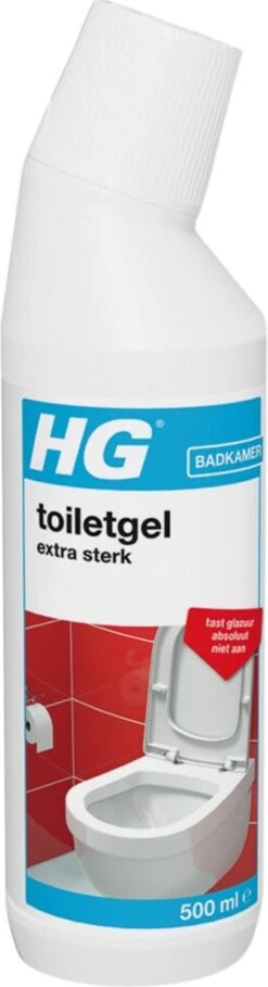 HG Toiletgel Extra Sterk - 500ml - Verwijdert De Hardnekkigste Aanslag - Tast Niet Glazuur, Roestvrijstaal En Chroom Niet Aan - Biologisch Afbreekbaar -bol winkel 326x1200 2