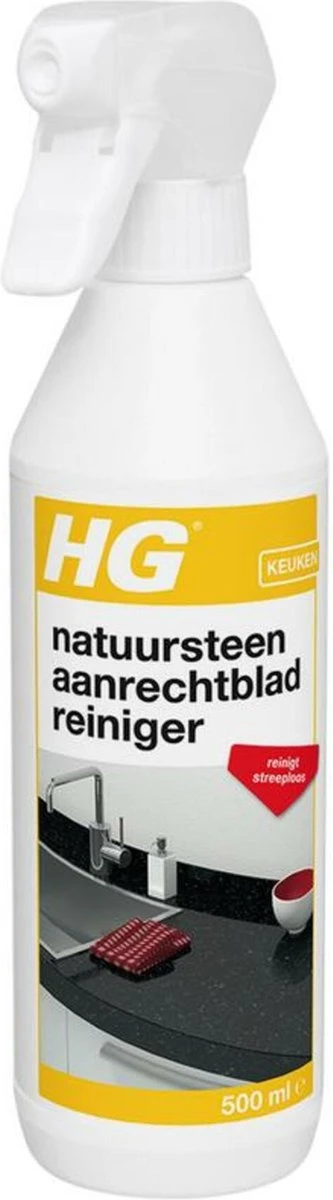 HG natuurstenen aanrechtbladreiniger - 500ml - veilig in gebruik - streeploos schoon - dagelijkse reiniging HG Natuurstenen Aanrechtbladreiniger - 500ml - Veilig In Gebruik - Streeploos Schoon - Dagelijkse Reiniging -bol winkel 333x1200 7
