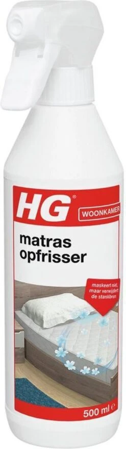 HG Matrasopfrisser - 500ml - Maskeert Niet, Maar Neemt De Bron Weg - Geeft Snel Een Fris Matras -bol winkel 337x1200