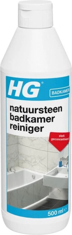HG Natuursteen Badkamer Reiniger - 500ml - Ook Voor Marmer - Verwijdert Veilig Hardnekkig Vuil -bol winkel 371x1200 1