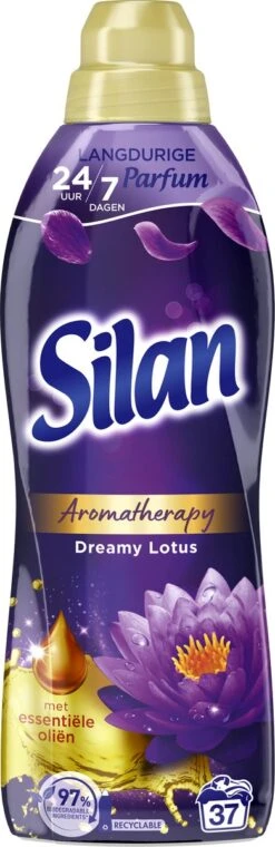 Silan Aroma Therapy Dreamy Lotus Wasverzachter - 6 X 37 Wasbeurten - Voordeelverpakking 2 Silan Aroma Therapy Dreamy Lotus Wasverzachter - 6 X 37 Wasbeurten - Voordeelverpakking -bol winkel 390x1200