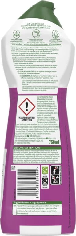 Cif CleanBoost Cream Pink Schuurmiddel - 8 X 750 Ml - Voordeelverpakking 8 Cif CleanBoost Cream Pink Schuurmiddel - 8 X 750 Ml - Voordeelverpakking -bol winkel 390x1200 3