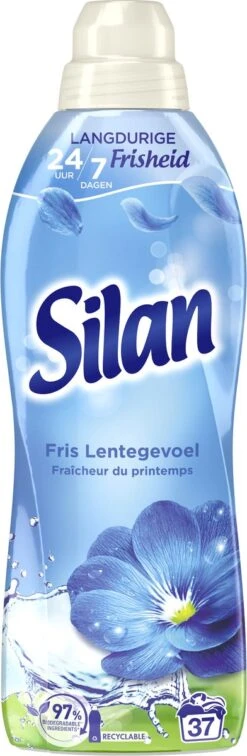 Silan Fris Lentegevoel Wasverzachter - 6 X 37 Wasbeurten - Voordeelverpakking -bol winkel 392x1200 3