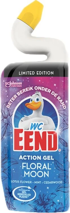WC Eend Toiletreiniger Action Gel Floral Moon - 6x 750 Ml - Voordeelverpakking -bol winkel 399x1200 2