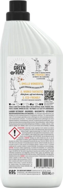 Marcel's Green Soap Wasmiddel Vanille & Katoen - 6 X 1 Liter 7 Marcel's Green Soap Wasmiddel Vanille & Katoen - 6 X 1 Liter -bol winkel 405x1200