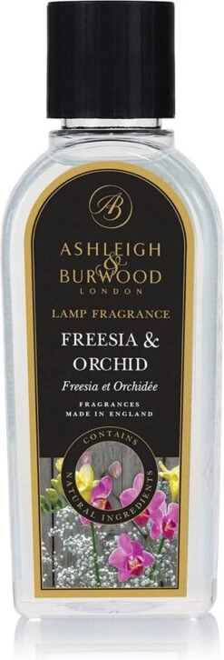Ashleigh & Burwood Lampenolie Geurolie - Freesia & Orchid 250 Ml -bol winkel 408x1200 2