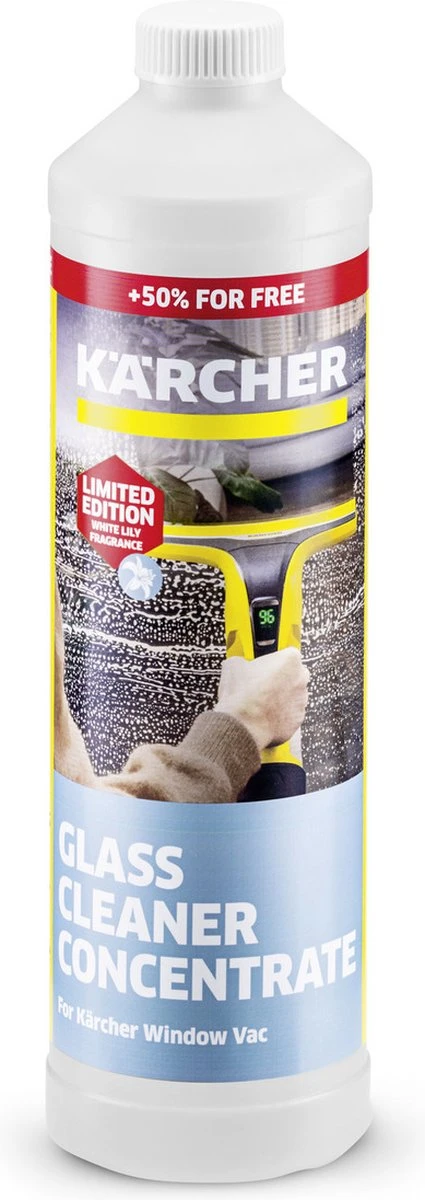 Kärcher RM 500 - Glasreiniger concentraat - Limited edition witte lelie - 750 ML Kärcher RM 500 - Glasreiniger Concentraat - Limited Edition Witte Lelie - 750 ML -bol winkel 425x1200 2