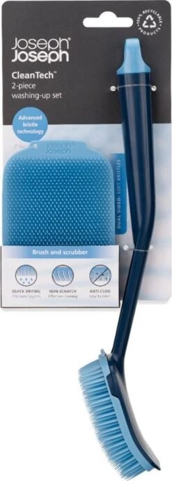 Joseph Joseph CleanTech Afwasborstel En Schrobber Set - Kunststof -bol winkel 431x1200