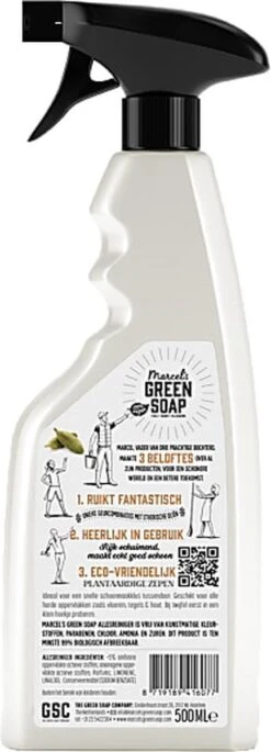 Marcel's Green Soap Allesreiniger Spray - Sandelhout & Kardemom - 500ML -bol winkel 433x1200