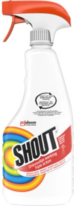 Mr Muscle Shout Vlekkenoplosser Triple Action - Spray - 2 X 500 Ml -bol winkel 436x1200