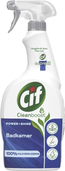Cif CleanBoost Power & Shine Badkamer Spray - 6 X 750 Ml - Voordeelverpakking 9 Cif CleanBoost Power & Shine Badkamer Spray - 6 X 750 Ml - Voordeelverpakking -bol winkel 455x1200 1