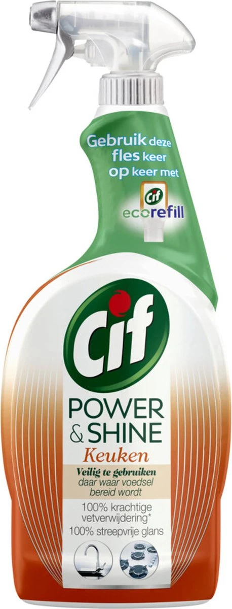 Cif CleanBoost Power & Shine Keuken Spray - 6 x 750 ml - Voordeelverpakking Cif CleanBoost Power & Shine Keuken Spray - 6 X 750 Ml - Voordeelverpakking -bol winkel 458x1200 3