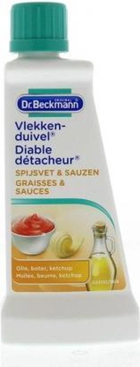 Dr. Beckmann Vlekkenduivel Spijsvet & Sauzen 50 ml Dr. Beckmann Vlekkenduivel Spijsvet & Sauzen 50 Ml -bol winkel