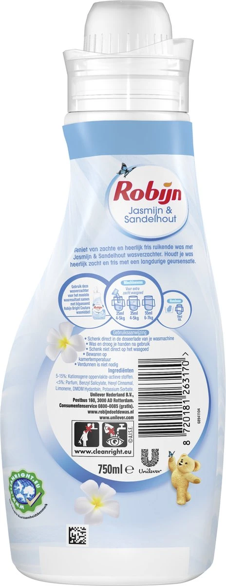 Robijn Jasmijn & Sandelhout Wasverzachter - 8 x 30 wasbeurten- Voordeelverpakking Robijn Jasmijn & Sandelhout Wasverzachter - 8 X 30 Wasbeurten- Voordeelverpakking -bol winkel 464x1200 12