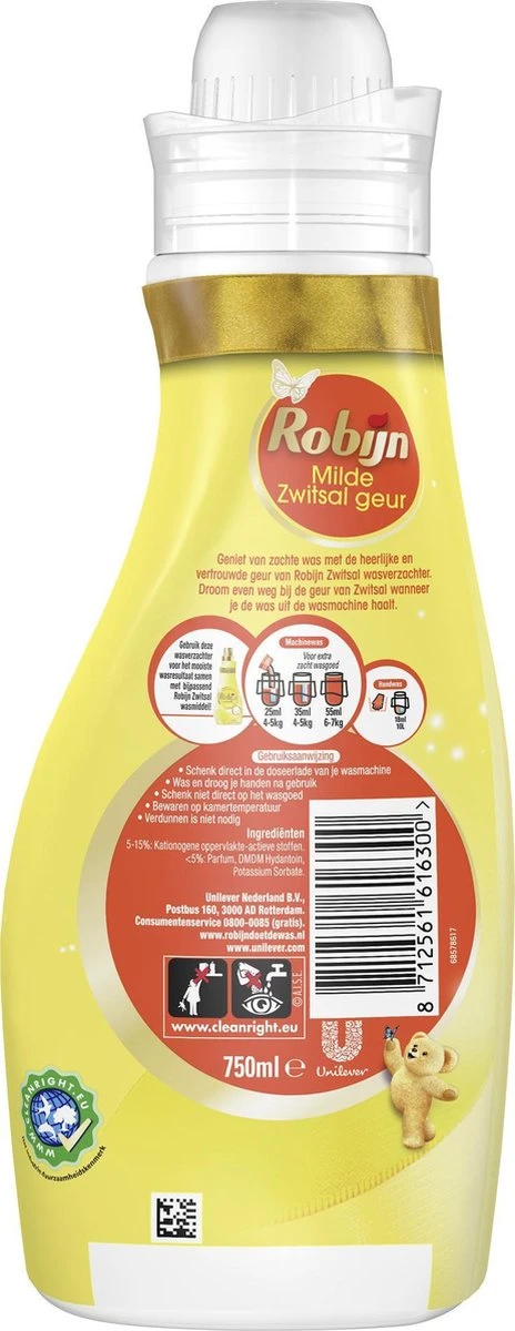 Robijn Wasverzachter Zwitsalgeur - 8 x 30 wasbeurten - Voordeelverpakking Robijn Wasverzachter Zwitsalgeur - 8 X 30 Wasbeurten - Voordeelverpakking -bol winkel 464x1200 6