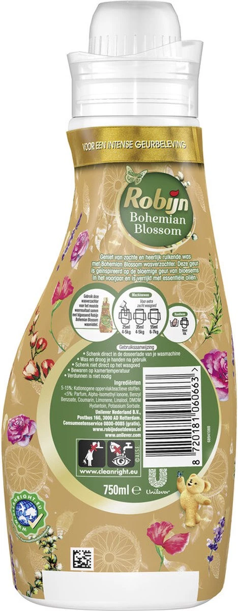 Robijn Collections Bohemian Blossom Wasverzachter - 8 x 30 wasbeurten - Voordeelverpakking Robijn Collections Bohemian Blossom Wasverzachter - 8 X 30 Wasbeurten - Voordeelverpakking -bol winkel 468x1200 1