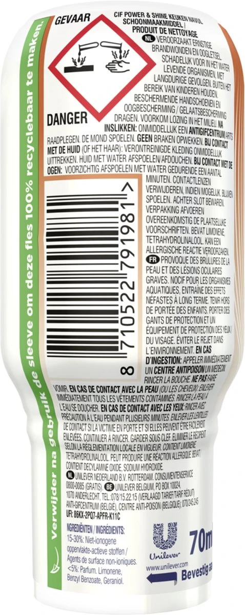 Cif CleanBoost Power & Shine Keuken Ecorefill Capsules - 10 x 70 ml - Voordeelverpakking Cif CleanBoost Power & Shine Keuken Ecorefill Capsules - 10 X 70 Ml - Voordeelverpakking -bol winkel 478x1200 15