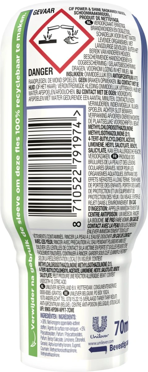 Cif Power & Shine Badkamer Ecorefill Capsule - 10 x 70 ml - Voordeelverpakking Cif Power & Shine Badkamer Ecorefill Capsule - 10 X 70 Ml - Voordeelverpakking -bol winkel 478x1200 16