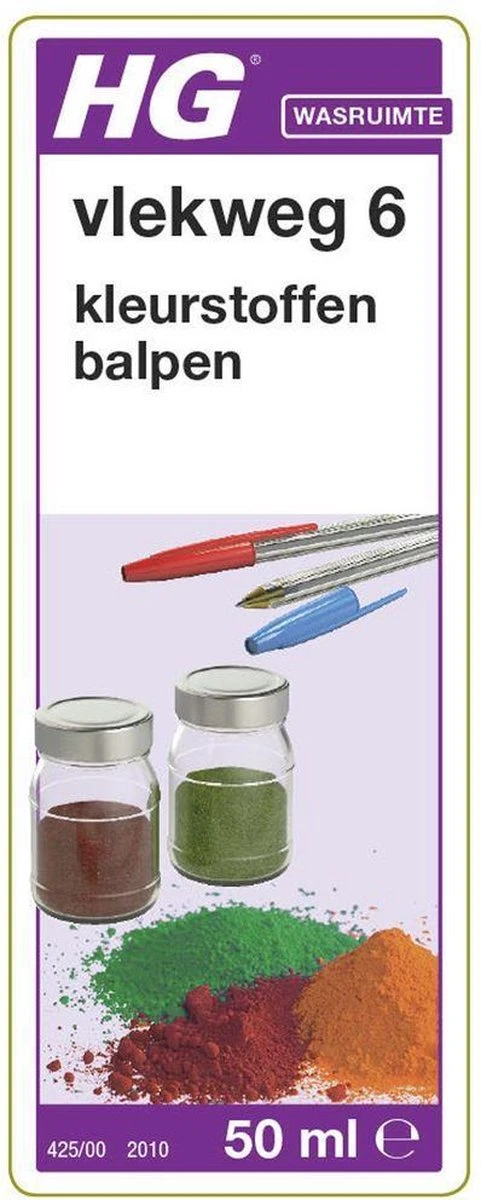 HG vlekweg 6 - 50ml- voor o.a. vlekken van ballpoint & hardnekkige kleurstoffen HG Vlekweg 6 - 50ml- Voor O.a. Vlekken Van Ballpoint & Hardnekkige Kleurstoffen -bol winkel 481x1200 1
